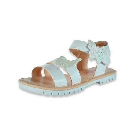 Rachel Shoes Girls Lilstacy Butterfly Strap Shoes - white 8 toddler