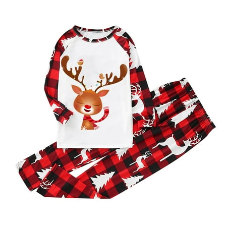 TAIAOJING Matching Family Pajamas Christmas Deer Sleepwear Cotton Holiday Pjs Set Christmas Cute Christmas Pattern Print Plaid Long Sleeve Top And Pants Soft And Comfortable Holiday
TAIAOJING Matching Family Pajamas Christmas Deer Sleepwear Cotton Holiday Pjs Set Christmas Cute Christmas Pattern Print Plaid Long Sleeve Top And Pants Soft And Comfortable Holiday