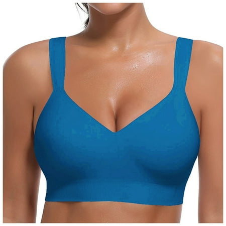Knosfe Women s Comfort V Neck Yoga Workout Bra Support Seamless T-shirt Sports Bra Plus Size XL
Knosfe Women s Comfort V Neck Yoga Workout Bra Support Seamless T-shirt Sports Bra Plus Size XL
