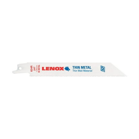 American Saw 20569S624R Metal Cutting Reciprocating Saw Blade- 24 TPI - 6 in