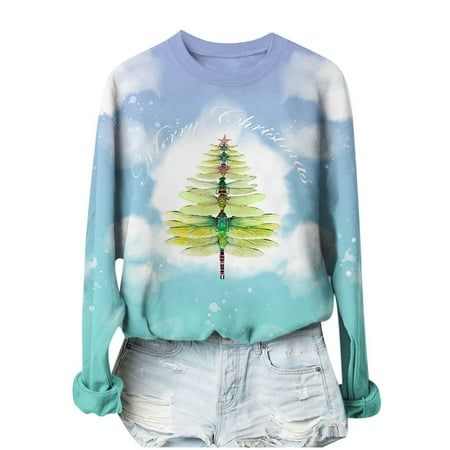 jsaierl Women s Christmas Sweatshirts Long Sleeve Cute Elk Graphic Top Workout Crewneck Sweatshirt Cute Pullover for Women Fashion 2022
jsaierl Women s Christmas Sweatshirts Long Sleeve Cute Elk Graphic Top Workout Crewneck Sweatshirt Cute Pullover for Women Fashion 2022