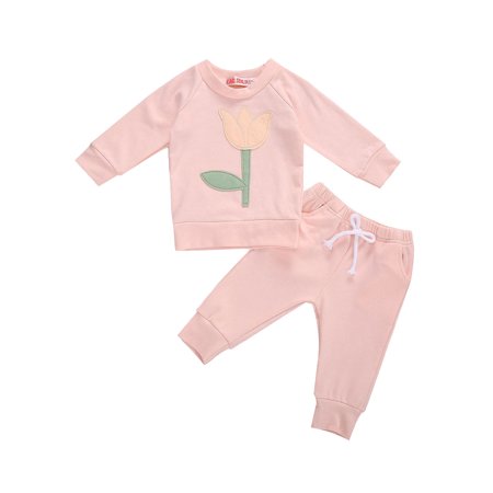 Baby Girl Outfit Long Sleeve Flower Printing Tops Solid Color Elastic Drawstring Pants Clothes 0-3Y
Baby Girl Outfit Long Sleeve Flower Printing Tops Solid Color Elastic Drawstring Pants Clothes 0-3Y