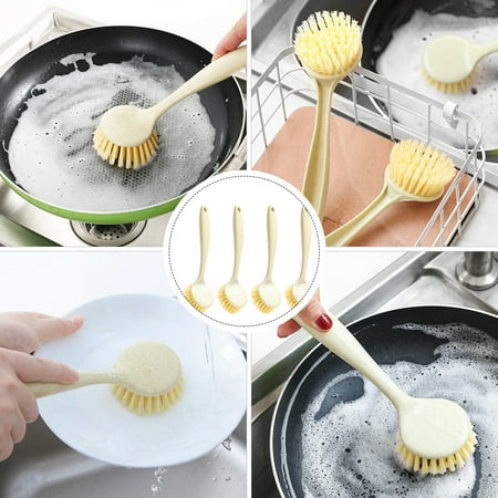 long handle cleaning brushes 4pcs Multipurpose Pan Brushes Long Handle Dish Brushes Home Kitchen Brush
long handle cleaning brushes 4pcs Multipurpose Pan Brushes Long Handle Dish Brushes Home Kitchen Brush
