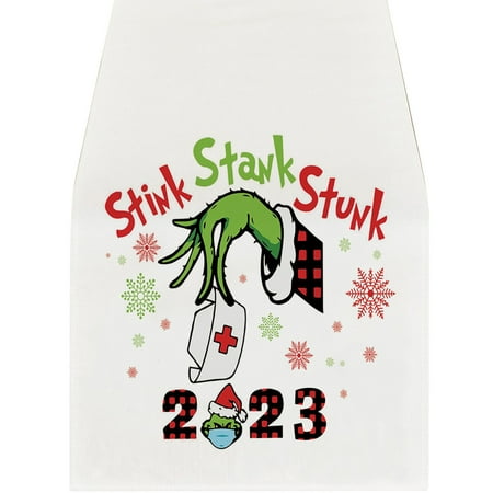Yubatuo Grinch Decoration! Christmas Table Runners Christmas Decorations Merry Christmas Table Runners Black Table Runner Xmas Winter Holiday Kitchen Dining Home
Yubatuo Grinch Decoration! Christmas Table Runners Christmas Decorations Merry Christmas Table Runners Black Table Runner Xmas Winter Holiday Kitchen Dining Home