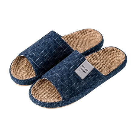 Cathalem Men House Shoes Home Slippers Flip Flops Flax Slippers Indoor Bedroom Spring Autumn Ladies Mens Booties Slippers A 7.5
Cathalem Men House Shoes Home Slippers Flip Flops Flax Slippers Indoor Bedroom Spring Autumn Ladies Mens Booties Slippers A 7.5