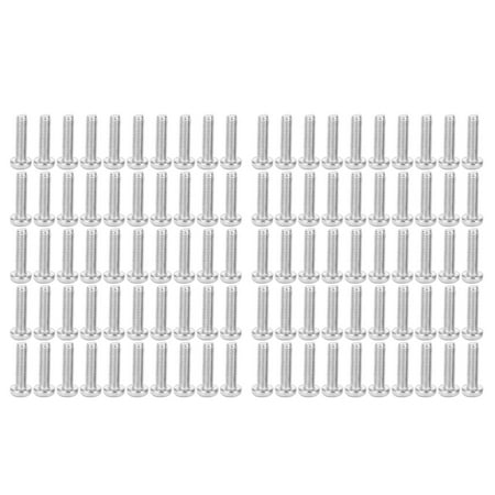 100Pcs Cross Screws 304 Stainless Steel Silver Pan Head M5 20mm Lead‑Screw Hardware Tools
100Pcs Cross Screws 304 Stainless Steel Silver Pan Head M5 20mm Lead‑Screw Hardware Tools