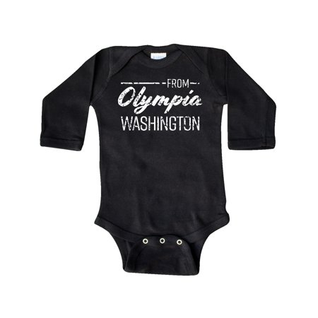 Inktastic From Olympia Washington in White Distressed Text Gift Baby Boy or Baby Girl Long Sleeve Bodysuit
Inktastic From Olympia Washington in White Distressed Text Gift Baby Boy or Baby Girl Long Sleeve Bodysuit
