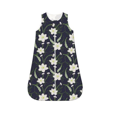 Fotbe Lilies Flowers Pattern Sleep Sack - Baby Wearable Blanket with Zipper Extra Soft Cotton Sleeveless Sleeping Bag for Infants-X-Large
Fotbe Lilies Flowers Pattern Sleep Sack - Baby Wearable Blanket with Zipper Extra Soft Cotton Sleeveless Sleeping Bag for Infants-X-Large