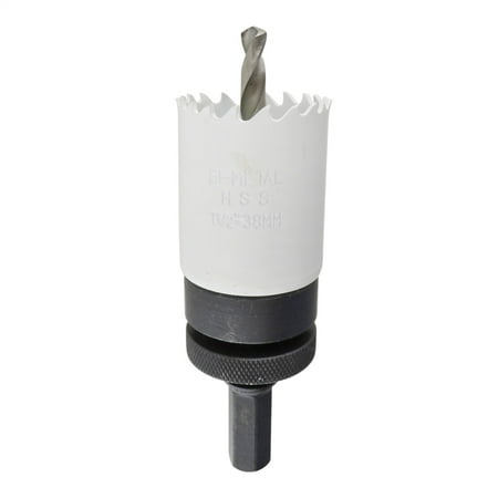 38mm HSS Hole Saw Holesaw Bi-Metal Blade Cutter Drill And Drill Adaptor Arbor
38mm HSS Hole Saw Holesaw Bi-Metal Blade Cutter Drill And Drill Adaptor Arbor
