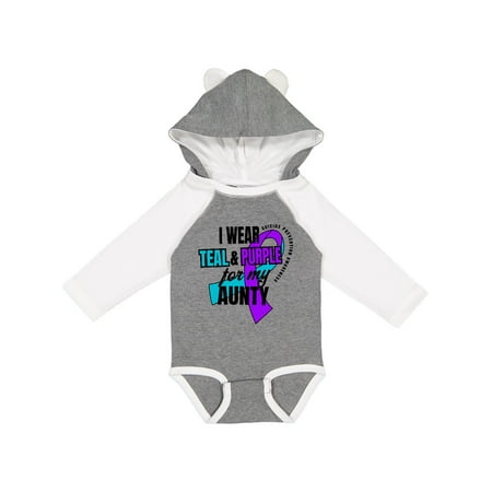 Inktastic Suicide Prevention I Wear Teal and Purple for My Aunty Gift Baby Boy or Baby Girl Long Sleeve Bodysuit
Inktastic Suicide Prevention I Wear Teal and Purple for My Aunty Gift Baby Boy or Baby Girl Long Sleeve Bodysuit