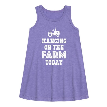 Instant Message - Hanging On The Farm Today - Toddler & Youth Girls A-line Dress
Instant Message - Hanging On The Farm Today - Toddler & Youth Girls A-line Dress