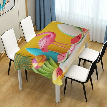 60x120 Inch Tablecloth Polyester Square Tablecloth for Home Kitchen Dinner Decor A Pink Flamingo 
60x120 Inch Tablecloth Polyester Square Tablecloth for Home Kitchen Dinner Decor A Pink Flamingo