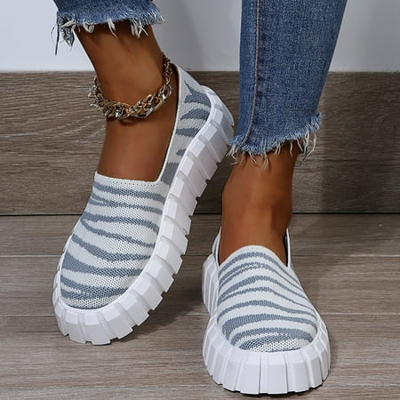 Zpanxa Shoes for Women Casual and Comfortable Thick Soled Striped Footwear Breathable Single Shoes White Womens Shoes 37
Zpanxa Shoes for Women Casual and Comfortable Thick Soled Striped Footwear Breathable Single Shoes White Womens Shoes 37