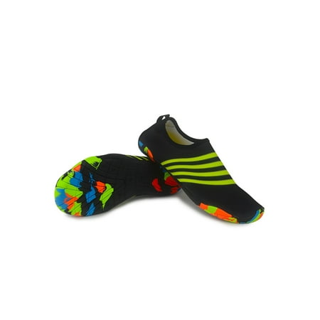 SIMANLAN Womens Mens Water Shoes Color Block Barefoot Quick Dry Beach Shoe Surf Lightweight Flats Outdoor Slip On Aqua Socks Yellow Striped 10.5
SIMANLAN Womens Mens Water Shoes Color Block Barefoot Quick Dry Beach Shoe Surf Lightweight Flats Outdoor Slip On Aqua Socks Yellow Striped 10.5