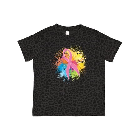 Inktastic Breast Cancer Awareness Ribbon Art Gift Toddler Toddler Girl T-Shirt