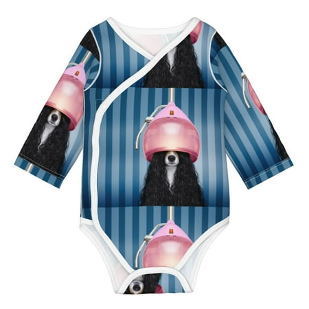 Matuu Dog in Hairdresser for Baby Long-Sleeve Bodysuit Soft Cotton Comfortable and Breathable Perfect for Newborns and Infants
Matuu Dog in Hairdresser for Baby Long-Sleeve Bodysuit Soft Cotton Comfortable and Breathable Perfect for Newborns and Infants