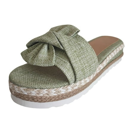 CYMMPU Women s Slippers Women s Summer Slip-On Bow Flat Beach Open Toe Breathable Sandals Weave Shoes
CYMMPU Women s Slippers Women s Summer Slip-On Bow Flat Beach Open Toe Breathable Sandals Weave Shoes