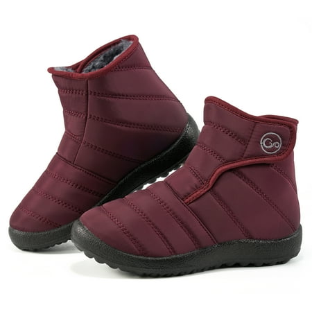 Boys Girls Boots Winter Boot With Faux Fur Lined Toddler Little Kid Boots Waterproof Unisex Child Warm Snow Booties
Boys Girls Boots Winter Boot With Faux Fur Lined Toddler Little Kid Boots Waterproof Unisex Child Warm Snow Booties