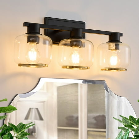 Deyidn Bathroom Vanity Light with Clear Glass Shade E26 Base Bathroom Light Fixtures Over Mirror Vanity Lights for Bathroom (Exclude E26 Bulb)
Deyidn Bathroom Vanity Light with Clear Glass Shade E26 Base Bathroom Light Fixtures Over Mirror Vanity Lights for Bathroom (Exclude E26 Bulb)