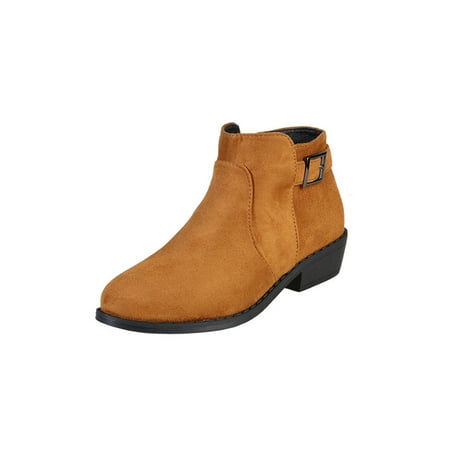 Ferndule Womens Booties Chunky Bootie Strap Buckle Ankle Boots Casual Side Zip Winter Shoes Work Short Boot Round Toe Breathable Brown-Faux Suede Upper 7
Ferndule Womens Booties Chunky Bootie Strap Buckle Ankle Boots Casual Side Zip Winter Shoes Work Short Boot Round Toe Breathable Brown-Faux Suede Upper 7