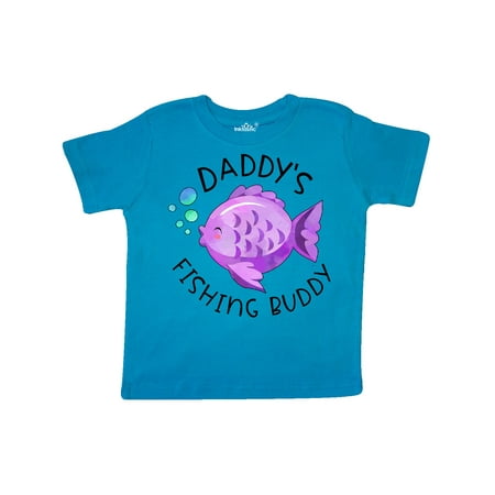 Inktastic Daddy s Fishing Buddy with Cute Purple Fish Gift Toddler Boy or Toddler Girl T-Shirt
Inktastic Daddy s Fishing Buddy with Cute Purple Fish Gift Toddler Boy or Toddler Girl T-Shirt