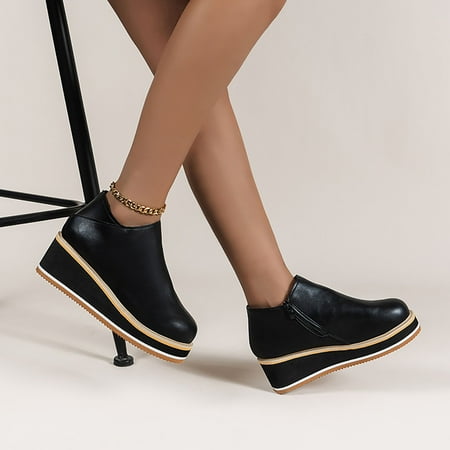 Zunfeo Women Winter Boots- Casual Chelsea Boots Chukka Boots Solid New Trending Boots Christmas Gifts Clearance Black 8.5
Zunfeo Women Winter Boots- Casual Chelsea Boots Chukka Boots Solid New Trending Boots Christmas Gifts Clearance Black 8.5