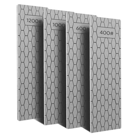 4 Pcs Diamond Sharpening Plate Set Diamond Sharpening Stone with Surface 400/600/1000/1200 Grit
4 Pcs Diamond Sharpening Plate Set Diamond Sharpening Stone with Surface 400/600/1000/1200 Grit