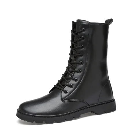 Men‘s Genuine Leather Wear-resistant Waterproof Non-Slip Lace-Up Military Combat Boots
Men‘s Genuine Leather Wear-resistant Waterproof Non-Slip Lace-Up Military Combat Boots