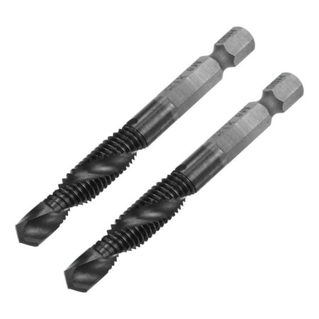 Uxcell M8 x 1.25 TiAlN Coated M35 Cobalt High Speed Steel Combination Drill Tap Bit 2 Pack
Uxcell M8 x 1.25 TiAlN Coated M35 Cobalt High Speed Steel Combination Drill Tap Bit 2 Pack