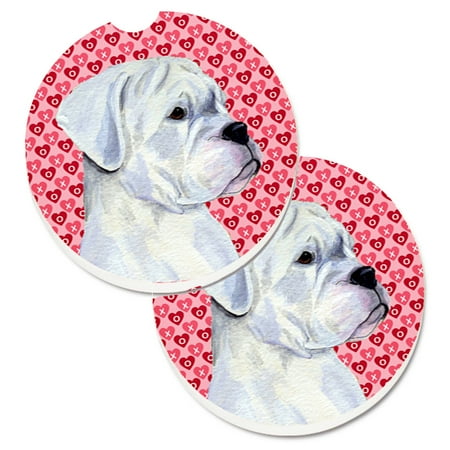 Caroline s Treasures SS4509CARC Boxer Hearts Love and Valentine s Day Portrait Set of 2 Cup Holder Car Coasters Large
Caroline s Treasures SS4509CARC Boxer Hearts Love and Valentine s Day Portrait Set of 2 Cup Holder Car Coasters Large