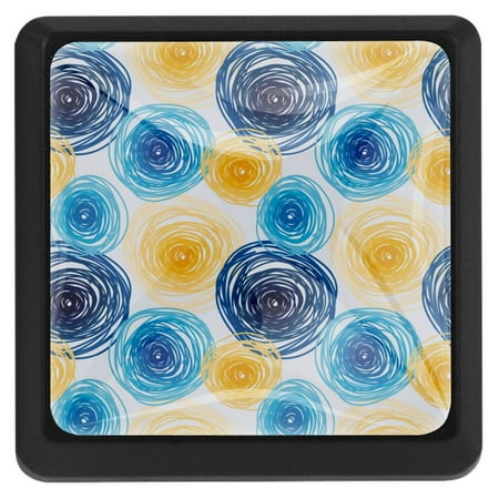 Ownta Square with Screws 3 Pcs for Cupboard Dressing Table Bookcase Drawer Pull Handle Cabinet Door Knobs Art Blue Yellow Graffiti Drawn Circles
Ownta Square with Screws 3 Pcs for Cupboard Dressing Table Bookcase Drawer Pull Handle Cabinet Door Knobs Art Blue Yellow Graffiti Drawn Circles