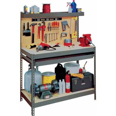 Edsal Heavy Duty Steel Workbench With Single Drawer Mrwb 4 Best