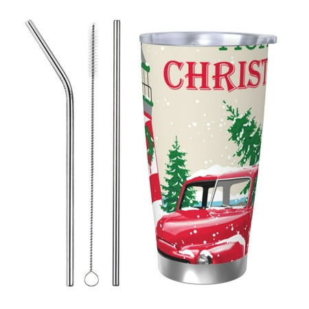 Ocsxa Merry Christmas 1 Pattern 20oz Travel Coffee Mug with Flip Lid Stainless Steel Insulated Insulated Coffee Mug Thermal Cup with Splash Proof Sliding Lid-Straw Three-piece Set
Ocsxa Merry Christmas 1 Pattern 20oz Travel Coffee Mug with Flip Lid Stainless Steel Insulated Insulated Coffee Mug Thermal Cup with Splash Proof Sliding Lid-Straw Three-piece Set
