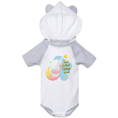 Inktastic My Mimi Loves Me Gift Baby Boy or Baby Girl Bodysuit