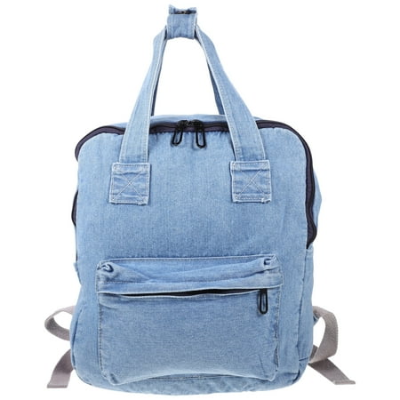 FRCOLOR 30x11x36cm High Capacity Backpack Fashion Shoulder Bag Denim Storage Bag for Man Woman Students (Light Blue)
FRCOLOR 30x11x36cm High Capacity Backpack Fashion Shoulder Bag Denim Storage Bag for Man Woman Students (Light Blue)