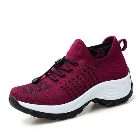 GHFKKB Women s Walking Shoes Sneakers Non-Slip Breathable Mesh Platform Loafers Slip-On Shoes
GHFKKB Women s Walking Shoes Sneakers Non-Slip Breathable Mesh Platform Loafers Slip-On Shoes