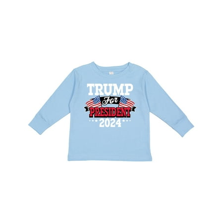 Inktastic Trump for President 2024 with Flags Gift Toddler Boy or Toddler Girl Long Sleeve T-Shirt
Inktastic Trump for President 2024 with Flags Gift Toddler Boy or Toddler Girl Long Sleeve T-Shirt