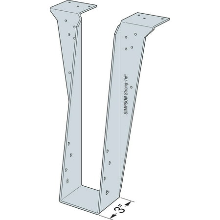 Simpson Strong-Tie BA2.37/16 Top Flange Hanger For 2-5/16 Joist 15 Pk