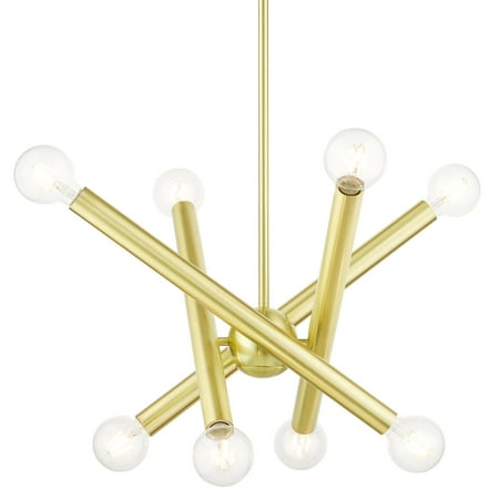Livex Lighting 45584 Stafford 8 Light 24 Wide Chandelier - Brass