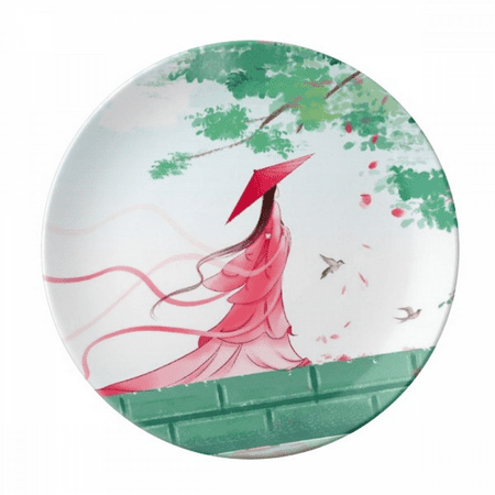 Verlion Aquamarine Chinese Style Watercolor Plate Decorative Porcelain Salver Tableware Dinner Dish
Verlion Aquamarine Chinese Style Watercolor Plate Decorative Porcelain Salver Tableware Dinner Dish
