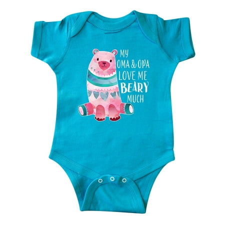 Inktastic My Oma and Opa Love Me Beary Much with Cute Bear Gift Baby Boy or Baby Girl Bodysuit
Inktastic My Oma and Opa Love Me Beary Much with Cute Bear Gift Baby Boy or Baby Girl Bodysuit