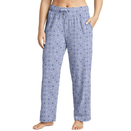Jockey Womens Plus Size Everyday Essentials Cotton Pajama Pants Flurry Multi 3X