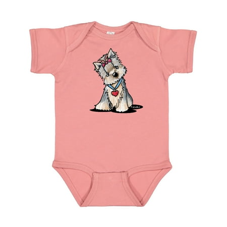 Inktastic Butternut Yorkie Gift Baby Boy or Baby Girl Bodysuit