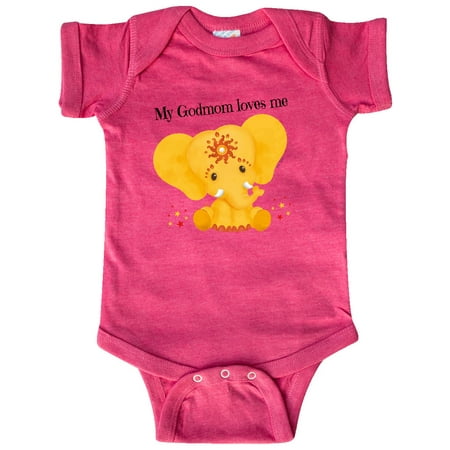 Inktastic Etana My Godmom loves me yellow Elephant Gift Baby Boy or Baby Girl Bodysuit
Inktastic Etana My Godmom loves me yellow Elephant Gift Baby Boy or Baby Girl Bodysuit