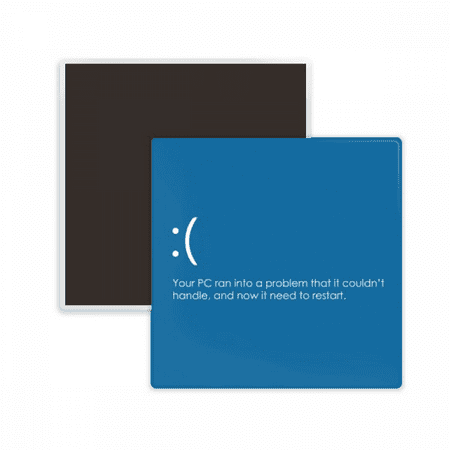 Programmer PC In Problem Square Ceracs Fridge Magnet Keepsake Memento