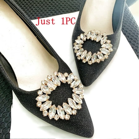 1pc Shoe Clips Rhinestone Wedding Bride Shoes Decoration Women High Heel Charms Jewelry Bows Pearl Shoes Crystal Decoration Style 7
1pc Shoe Clips Rhinestone Wedding Bride Shoes Decoration Women High Heel Charms Jewelry Bows Pearl Shoes Crystal Decoration Style 7