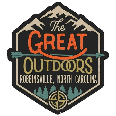 Robbinsville North Carolina The Great Outdoors Design 4-Inch Magnet