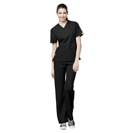 WonderWink Origins Women s Bravo V-Nect Top & Quebec Cargo Pant Scrub Set