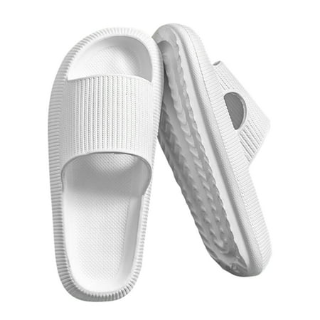 CHAMAIR Cool Slippers Anti-Slip Home Couples Slippers Elastic for Walking (White 44-45)
CHAMAIR Cool Slippers Anti-Slip Home Couples Slippers Elastic for Walking (White 44-45)