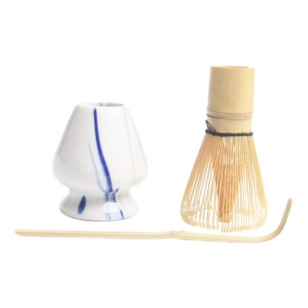 Japanese Set - Matcha Whisk Traditional Bamboo Spoon Matcha Ceramic Whisk Holder Handmade Matcha Ceremony Kit (3 ) Blue
Japanese Set - Matcha Whisk Traditional Bamboo Spoon Matcha Ceramic Whisk Holder Handmade Matcha Ceremony Kit (3 ) Blue